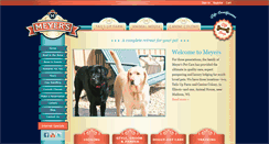 Desktop Screenshot of meyerspetcare.com